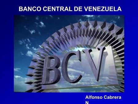 BANCO CENTRAL DE VENEZUELA