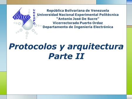 Protocolos y arquitectura Parte II