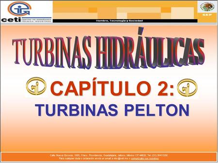 CAPÍTULO 2: TURBINAS PELTON