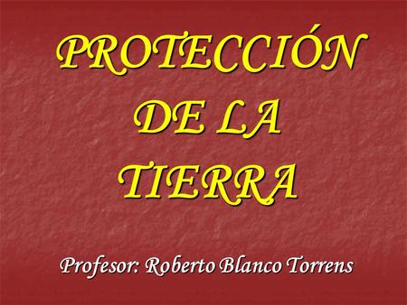 Profesor: Roberto Blanco Torrens