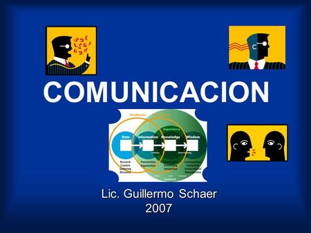 COMUNICACION Lic. Guillermo Schaer 2007.