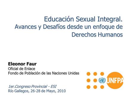 Educación Sexual Integral