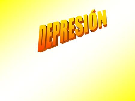 DEPRESIÓN.