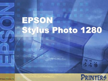 EPSON Stylus Photo 1280.