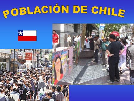 Chile es un país étnicamente homogeneo ya que El 80% de su población es de origen meztizo. Pero existe gran diversidad cultural en la población. ORIGEN: