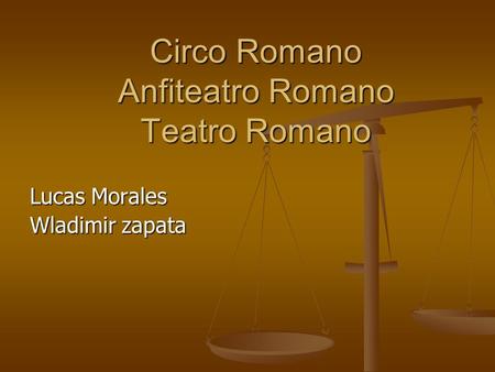 Circo Romano Anfiteatro Romano Teatro Romano