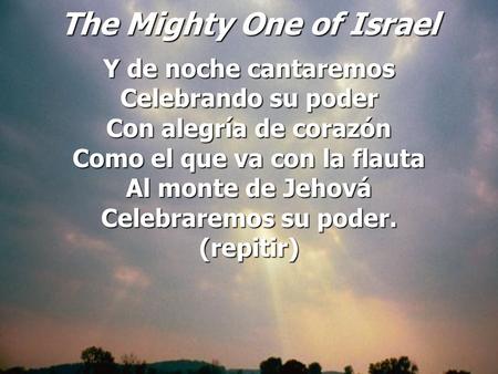 The Mighty One of Israel