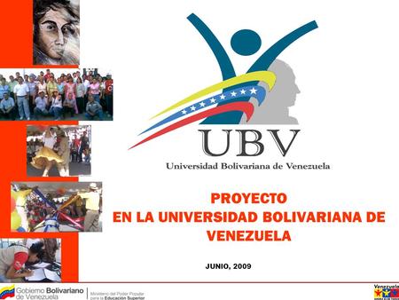 EN LA UNIVERSIDAD BOLIVARIANA DE VENEZUELA