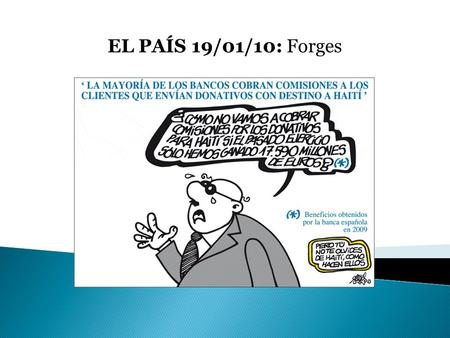 EL PAÍS 19/01/10: Forges.