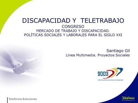 DISCAPACIDAD Y TELETRABAJO