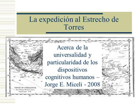 La expedición al Estrecho de Torres