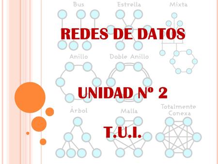 REDES DE DATOS UNIDAD Nº 2 T.U.I..