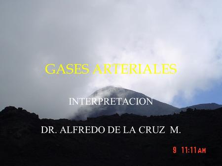 INTERPRETACION DR. ALFREDO DE LA CRUZ M.