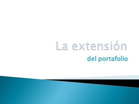 Del portafolio. ¿Qué es? Una discusión/proyección de 800/1000 palabras de una o varias entrevistas que investiga un tema, que es investigado en uno de.