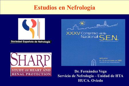 Estudios en Nefrología Servicio de Nefrología – Unidad de HTA