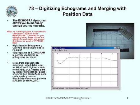 78 – Digitizing Echograms and Merging with Position Data
