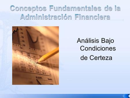 Conceptos Fundamentales de la Administración Financiera