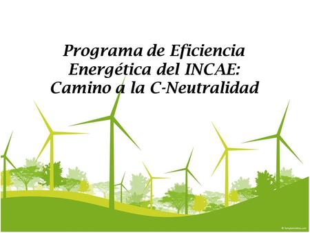 Programa de Eficiencia Energética del INCAE: Camino a la C-Neutralidad.