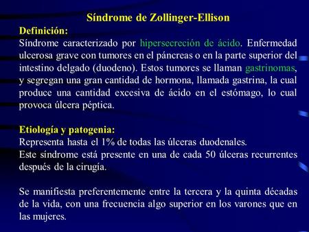 Síndrome de Zollinger-Ellison