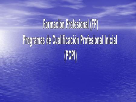 Formación Profesional (FP)