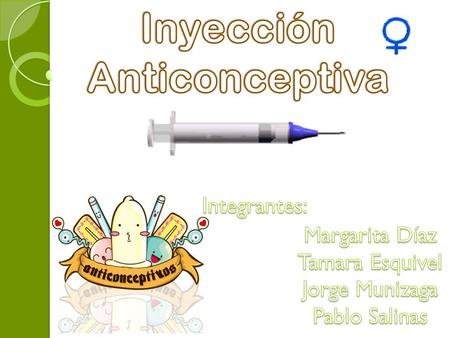 Inyección Anticonceptiva