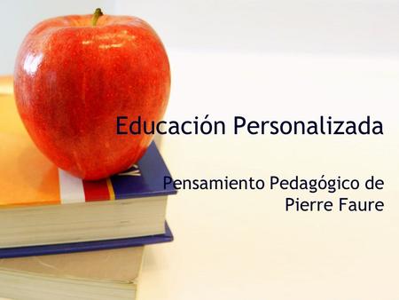 Educación Personalizada