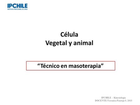 Célula Vegetal y animal