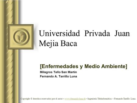 Universidad Privada Juan Mejia Baca