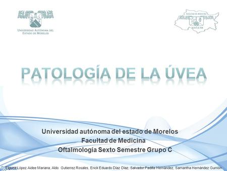 Patología de la úvea Universidad autónoma del estado de Morelos