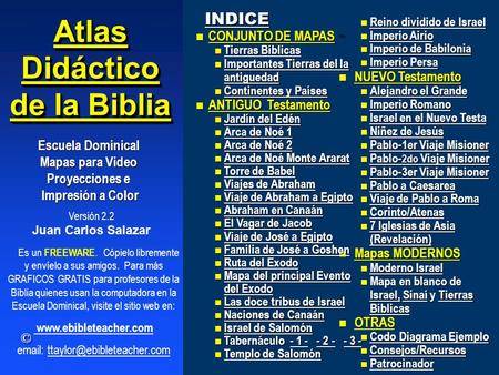 Atlas Didáctico de la Biblia