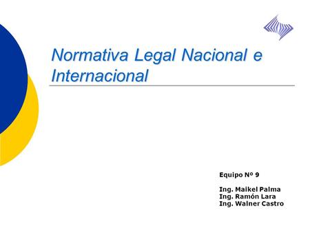 Normativa Legal Nacional e Internacional