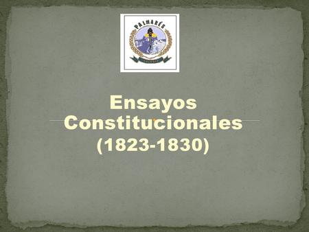 Ensayos Constitucionales ( )