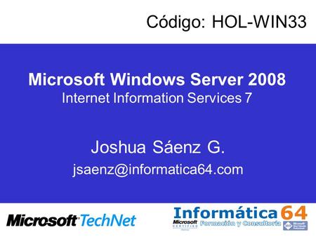 Microsoft Windows Server 2008 Internet Information Services 7
