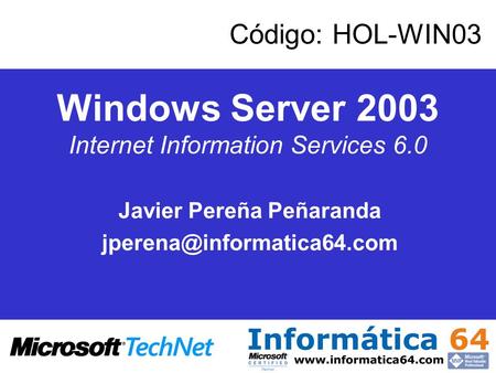 Windows Server 2003 Internet Information Services 6.0