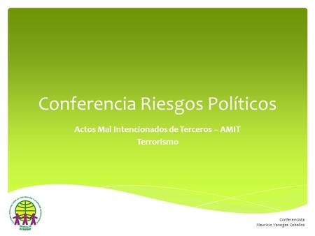 Conferencia Riesgos Políticos