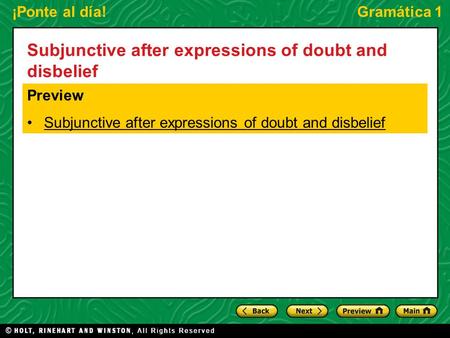 Subjunctive after expressions of doubt and disbelief