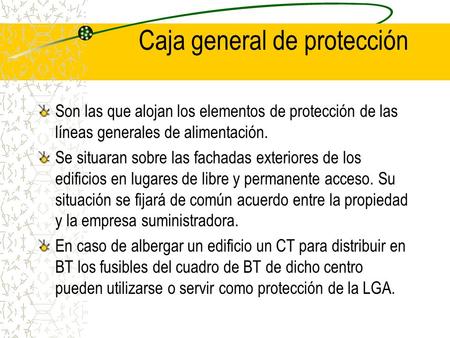 Caja general de protección