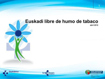 Euskadi libre de humo de tabaco abril 2012
