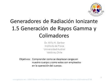 Generadores de Radiación Ionizante 1