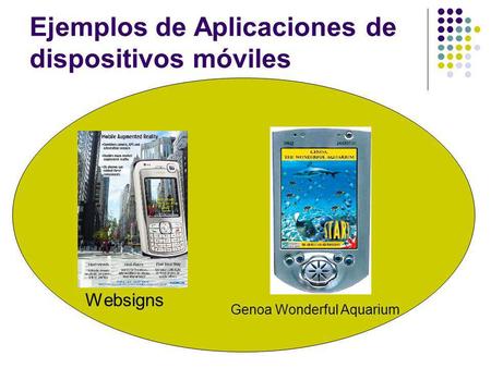 Ejemplos de Aplicaciones de dispositivos móviles Websigns Genoa Wonderful Aquarium.