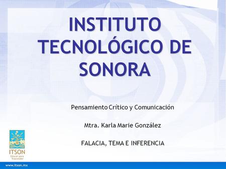 INSTITUTO TECNOLÓGICO DE SONORA