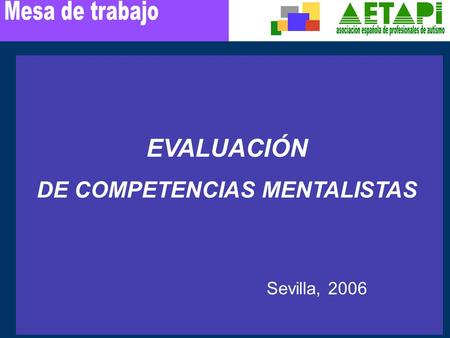 DE COMPETENCIAS MENTALISTAS