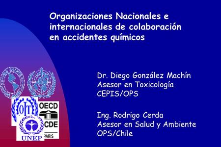 Organizaciones Nacionales e internacionales de colaboración