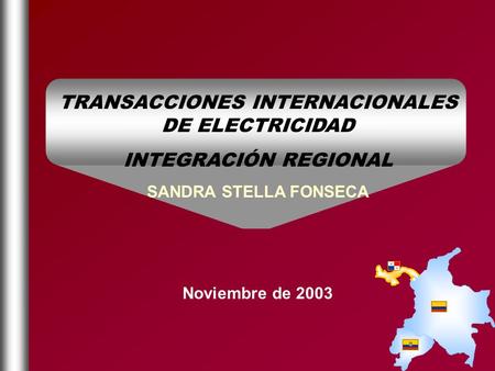 TRANSACCIONES INTERNACIONALES DE ELECTRICIDAD