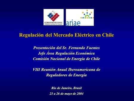 Regulación del Mercado Eléctrico en Chile