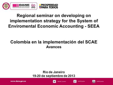 Colombia en la implementación del SCAE