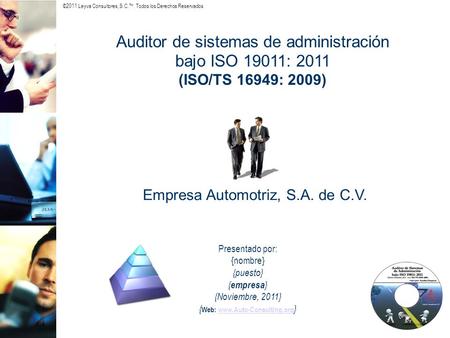 ...Requerimientos de ISO/TS 16949: 