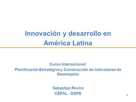 Innovación y desarrollo en América Latina