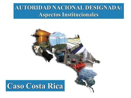 AUTORIDAD NACIONAL DESIGNADA: Aspectos Institucionales Caso Costa Rica.