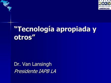 “Tecnología apropiada y otros”